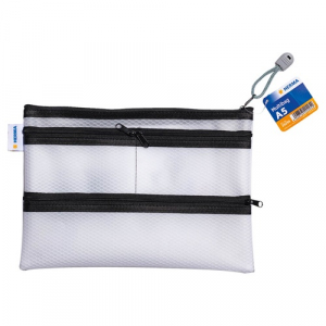Herma Irattart&oacute; tasak  Multibag A/5 cipz&aacute;ras (20295)