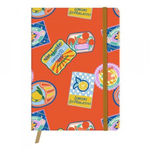 Clairefontaine Napl&oacute;  Dolce Amore A/6 64 lapos, puha fedeles, sima, gumis z&aacute;r&oacute;d&aacute;s, vegyes minta (116268C)