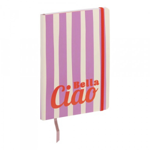 Clairefontaine Napl&oacute;  Dolce Amore A/5 64 lapos, puha fedeles, vonalas, gumis z&aacute;r&oacute;d&aacute;s, vegyes minta (116267C)