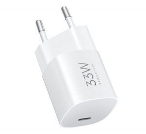 Xiaomi NANO POWER h&aacute;l&oacute;zati t&ouml;ltő Type-C aljzat (33W, GaN, PD gyorst&ouml;ltő 3.0) FEH&Eacute;R (BHR087LEU)