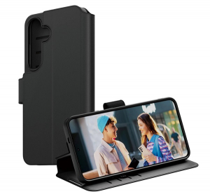 PanzerGlass CARE WALLET tok &aacute;ll&oacute;, bőr hat&aacute;s&uacute; (FLIP, oldalra ny&iacute;l&oacute;, asztali tart&oacute;, kamerav&eacute;dő) FEKETE Samsung Galaxy A16 5G (SM-A166) / Galaxy A16 4G (