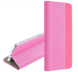 Tok &aacute;ll&oacute;, bőr hat&aacute;s&uacute; (FLIP, oldalra ny&iacute;l&oacute;, asztali tart&oacute;, textil minta) R&Oacute;ZSASZ&Iacute;N Xiaomi Redmi A5 4G "Gigapack csomagol&aacute;s" (GP-171954)