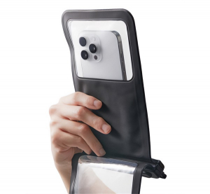 Spigen A603 v&iacute;zhatlan/v&iacute;z&aacute;ll&oacute; tok, AQUA (univerz&aacute;lis, IPX8, nyakba akaszthat&oacute;, 2 zseb, 6.8" m&eacute;ret) FEKETE (ACS09745)