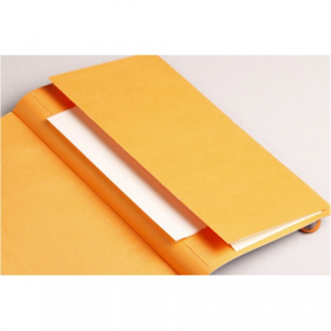 Rhodia Napl&oacute; Clairefontaine rama A/5 80 lapos ponth&aacute;l&oacute;s puha fedeles, gumis, vil&aacute;goslila (117461C)