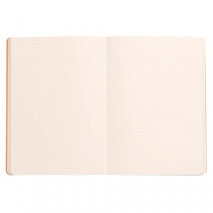 Rhodia Napl&oacute; Clairefontaine rama A/5 80 lapos ponth&aacute;l&oacute;s puha fedeles, gumis, vil&aacute;goslila (117461C)