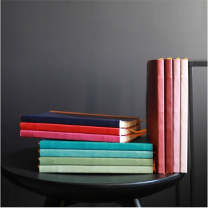 Rhodia Napl&oacute; Clairefontaine rama A/5 80 lapos vonalas puha fedeles, gumis, f&uuml;st&ouml;s p&uacute;derr&oacute;zsasz&iacute;n (117373C)