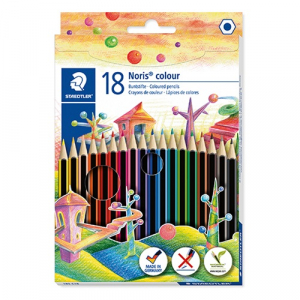 STAEDTLER Sz&iacute;nes ceruza  Noris 18 db-os klt. (185 C18)