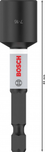 Bosch &Uuml;tvef&uacute;r&oacute; dug&oacute;kulcs bet&eacute;t k&eacute;szlet 7/16 (11,1 mm) (2608521U69)