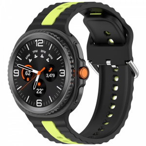 Cellect Samsung Galaxy Watch 8/Classic &oacute;rasz&iacute;j s&aacute;rga cs&iacute;kokkal,22mm (CEL-STRAPS-WATCH8-NE)