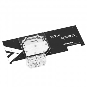 EKWB Aktive Backplate RTX 3080/90 Trio RGB - Acryl (BS-MSG3090M-PA B)