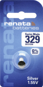 Renata Gombelem 329 1.55 V 1 db 37 mAh Ez&uuml;stoxid (X704456)