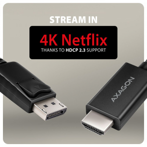 Axagon K&aacute;bel   Display > HDMI 2.0, 4k/60Hz (RVD-HI20C2)