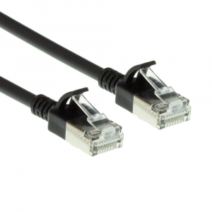ACT CAT6A U-FTP Patch Cable 0,5m Black (DC7900)