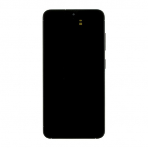 Samsung LCD kijelző + &eacute;rintő egys&eacute;g + el&uuml;lső burkolat  S911 Galaxy S23 grafit k&eacute;sz&uuml;l&eacute;khez (Service Pack)