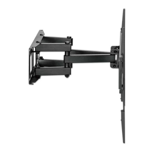 Manhattan TV állvány - Fali, dönthető, forgatható, szintezhető, TV állvány Fekete (max.VESA:600x400)(37"-80"-ig) (462440)