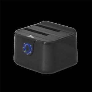 Advance HDD/SSD Dokkol&oacute; - DUALDOCK CLONE 2.5" / 3.5" (USB-A3.0 to 2xSATA, fekete) (BX-3003U32)