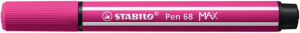STABILO Filctoll, 1-5 mm, v&aacute;gott hegy,  "Pen 68 MAX", pink (TST76856)