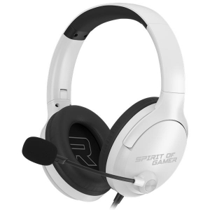 Spirit Of Gamer Fejhallgat&oacute; - PRO-H4 White (MultiPlatform, mikrofon, 3.5mm jack, hangerőszab&aacute;lyz&oacute;, feh&eacute;r) (MIC-PH4WT)