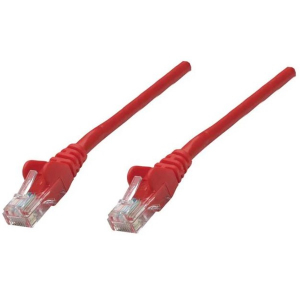 Manhattan K&aacute;bel - U/UTP Patch (RJ45 to RJ45, Cat6, 0.5m, Piros) (342131)