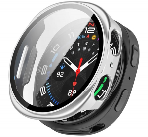 Műanyag keret (BUMPER, &uuml;t&eacute;s&aacute;ll&oacute;s&aacute;g + kijelzőv&eacute;dő &uuml;veg) EZ&Uuml;ST Samsung Galaxy Watch 8 eSIM 40mm (SM-L325) / Galaxy Watch 8 40mm (SM-L320) "Gigapack csom