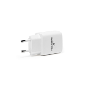 Bluestork H&aacute;l&oacute;zati t&ouml;ltő -  (USB-C, USB-A, 30W, feh&eacute;r) (PW-30-CA)