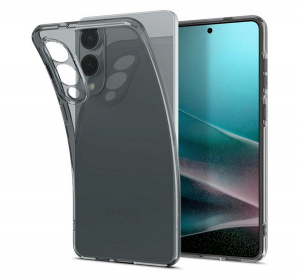 Spigen LIQUID CRYSTAL szilikon telefonv&eacute;dő (&uuml;t&eacute;s&aacute;ll&oacute;s&aacute;g, l&eacute;gp&aacute;rn&aacute;s sarok) S&Ouml;T&Eacute;TSZ&Uuml;RKE Samsung Galaxy S25 Edge (SM-S937) (ACS09426)