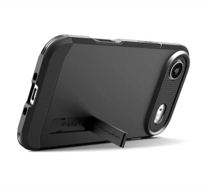 Spigen TOUGH ARMOR MAG T műanyag telefonv&eacute;dő (&uuml;t&eacute;s&aacute;ll&oacute;s&aacute;g, kit&aacute;maszt&oacute;, MagSafe) FEKETE Apple iPhone Air (ACS09928)