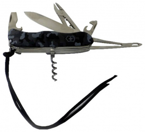 Victorinox Skipper W  T&ouml;bbfunkci&oacute;s k&eacute;s Funkci&oacute;sz&aacute;m 18 Fekete, Terepsz&iacute;nű (0.8593.W942)