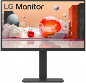 24" LG 24BA650-B monitor fekete