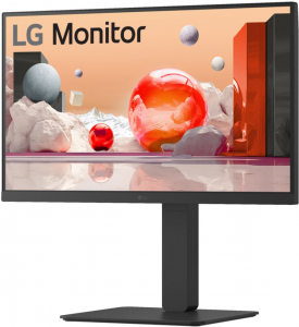 24" LG 24BA650-B monitor fekete
