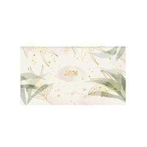 Toptimer Zsebnapt&aacute;r, fekvő elrendez&eacute;sű, , "Joy", levelek (NKJ030LU)