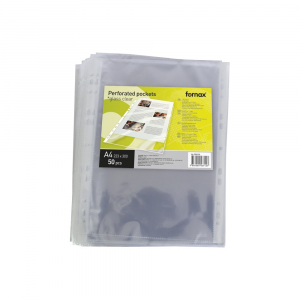 Fornax Genotherm lefűzhető A4, 130 micron, v&iacute;ztiszta XL( 223x300mm,)  50 dbcsomag, (A-FOR1775)