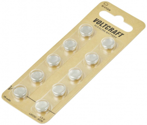 VOLTCRAFT Gombelem LR 1130 10 db Alk&aacute;li mang&aacute;n AG10 (VC-12606860)