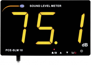 PCE Instruments Zajszintm&eacute;rő 30 - 130 dB 31.5 Hz - 8.5 kHz USB (PCE-SLM 10)