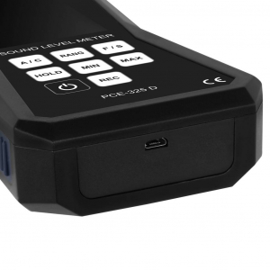 PCE Instruments Zajszintm&eacute;rő 30 - 90 dB 31.5 Hz - 8000 Hz Mikro USB (PCE-325D)