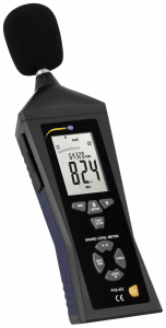 PCE Instruments Zajszintm&eacute;rő Adatgyűjtő 30 - 130 dB 30 Hz - 8 kHz USB, Bluetooth (PCE-323)