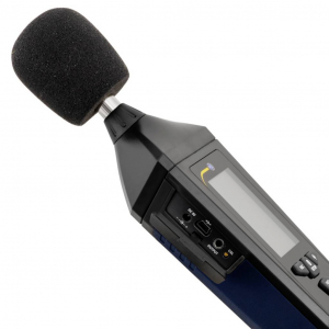 PCE Instruments Zajszintm&eacute;rő Adatgyűjtő 30 - 130 dB 30 Hz - 8 kHz USB, Bluetooth (PCE-323)