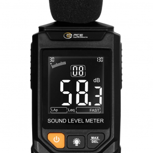 PCE Instruments Zajszintm&eacute;rő Adatgyűjtő  30 - 130 dB 20 Hz (min) (PCE-354-SC43)