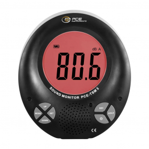 PCE Instruments Zajszintm&eacute;rő Adatgyűjtő, sz&iacute;nes kijelző 35 - 135 dB 31.5 Hz - 8000 Hz Jack dug&oacute;, 3,5 mm-es (PCE-TSM 5)