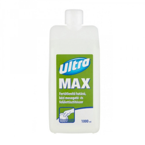 Ultra Mosogat&oacute;szer 1 liter k&eacute;zi fertőtlen&iacute;tő hat&aacute;ssal  Max