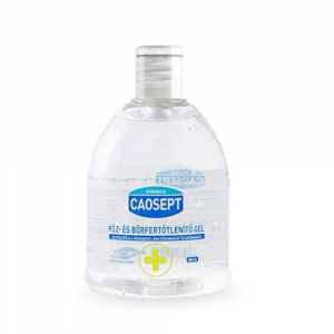 Caola K&eacute;z- &eacute;s bőrfertőtlen&iacute;tő g&eacute;l pump&aacute;s 500 ml Caosept (CSG500)