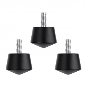 K&F Concept univerz&aacute;lis cs&uacute;sz&aacute;sg&aacute;tl&oacute; gumis &aacute;llv&aacute;nyl&aacute;b t&uuml;ske, 1/4"-os menet, 3 darabos szett (KF-31-050)