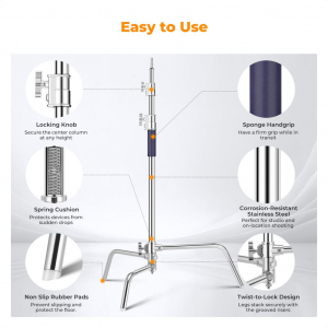 K&F Concept C-Stand &aacute;llv&aacute;ny (KF-34-037)