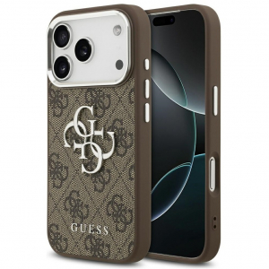 Guess 4G Big 4G Classic Logo Apple iPhone 17 Pro h&aacute;tlap tok, barna-ez&uuml;st (GUHCP17LP4G4SMCW)