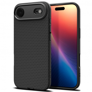 Spigen Liquid Air Apple iPhone Air (2025) tok, Matte Black, fekete (ACS10302)