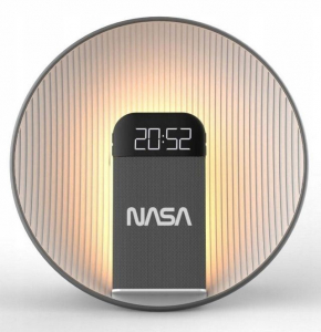 Nasa SPC600 digit&aacute;lis &eacute;bresztő&oacute;ra &eacute;s Bluetooth hangsz&oacute;r&oacute; vezet&eacute;k n&eacute;lk&uuml;li telefont&ouml;ltővel (SPC600)