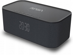 Nasa SPC800 digit&aacute;lis &eacute;bresztő&oacute;ra &eacute;s Bluetooth hangsz&oacute;r&oacute; vezet&eacute;k n&eacute;lk&uuml;li telefont&ouml;ltővel (SPC600)