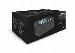 Nasa SPC800 digit&aacute;lis &eacute;bresztő&oacute;ra &eacute;s Bluetooth hangsz&oacute;r&oacute; vezet&eacute;k n&eacute;lk&uuml;li telefont&ouml;ltővel (SPC600)