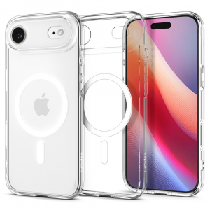 Spigen Ultra Hybrid Magfit Apple iPhone Air (2025) tok, MagSafe, Clear White, feh&eacute;r (ACS10313)