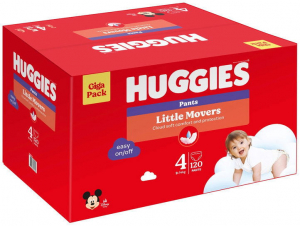 Huggies Little Movers, 4-es méret (120 darab)